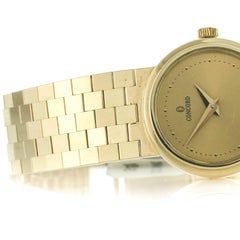 Concord C100 22262256 14 Karat Yellow Gold Quartz Women's Watch