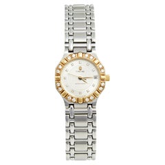 Montre-bracelet pour femme Concord Champagne en or jaune 18 carats et acier inoxydable 23 mm