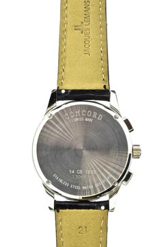 Montre-bracelet chronographe Concord en acier inoxydable