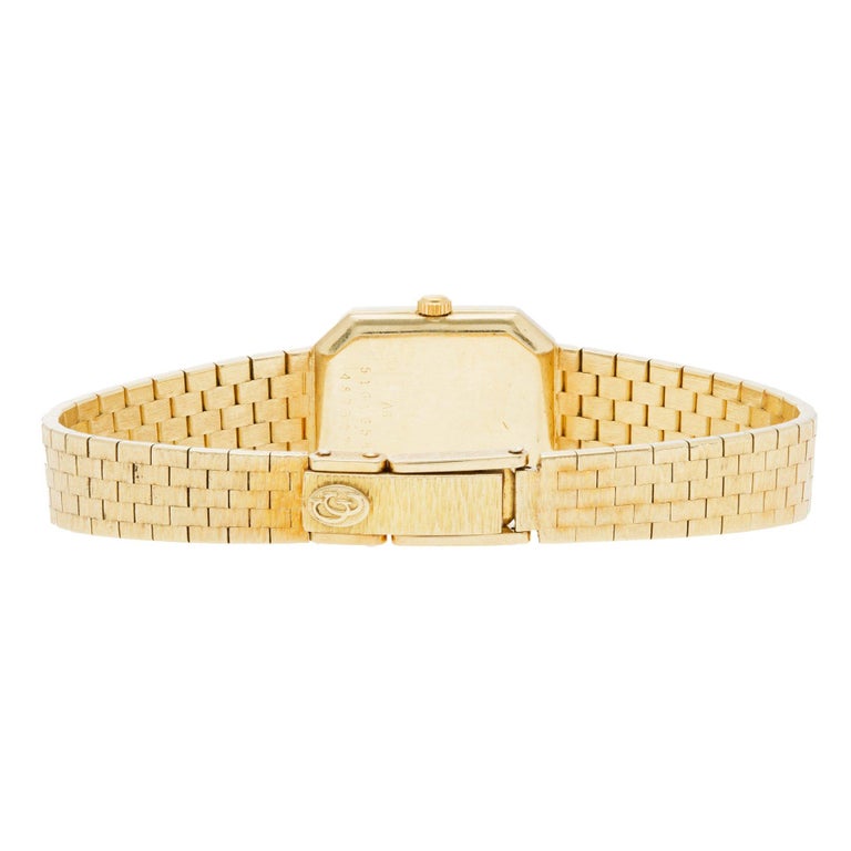 Women's Concord Classic Watch in 18k Yellow Gold with Diamond Bezel, Quartz, Champagne