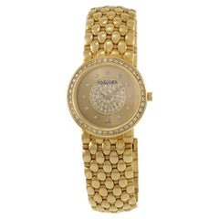 Vintage Concord Cocktail Watch 18K Yellow Gold with Diamonds