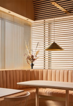 22" Spun Brass Cone Pendant