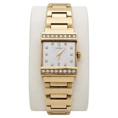 Concord Crystale 18K Yellow Gold Diamond Bezel Watch