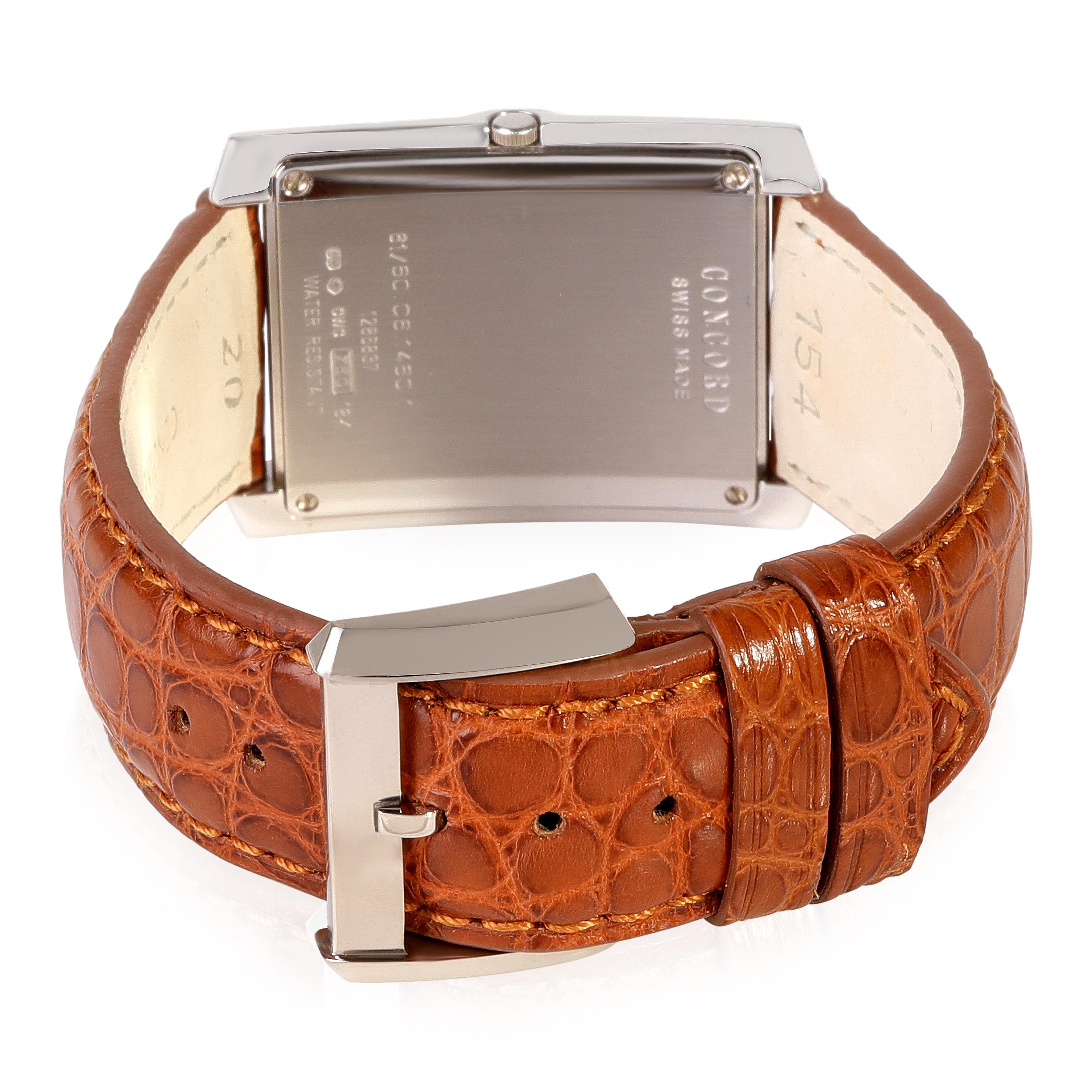 Concord Delirium 61/60.C6.1460.1 Unisex Watch in 18kt White Gold

SKU: 115726

PRIMARY DETAILS
Brand: Concord
Model: Delirium
Country of Origin: Switzerland
Movement Type: Quartz: Battery
Year of Manufacture: 2010-2019
Condition: Retail price 12,500