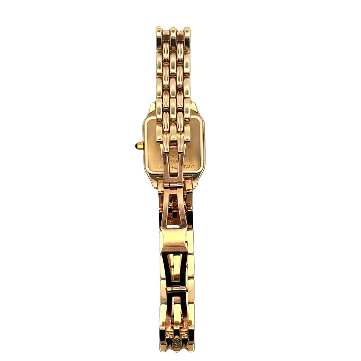 Concord Diamond 14k Yellow Gold and Sapphire Crystal Faced Wrist Watch 3