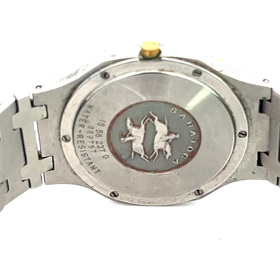 De los hombres Concord Estate Saratoga Reloj con números romanos Oro de 18 quilates + Acero inoxidable en venta
