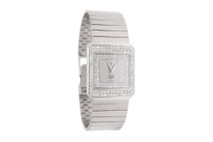 Concord for Asprey 18K White Gold Diamond Pavé Bracelet Watch, Exceptional Jewel