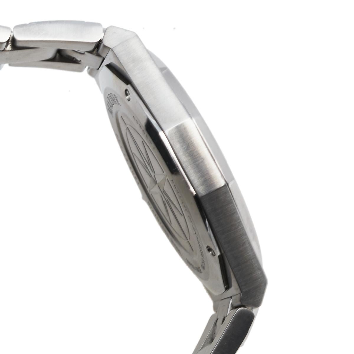 Concord Grey Stainless Steel Mariner 05.1.14.1093 Men's Wristwatch 41 mm In Good Condition In Dubai, Al Qouz 2