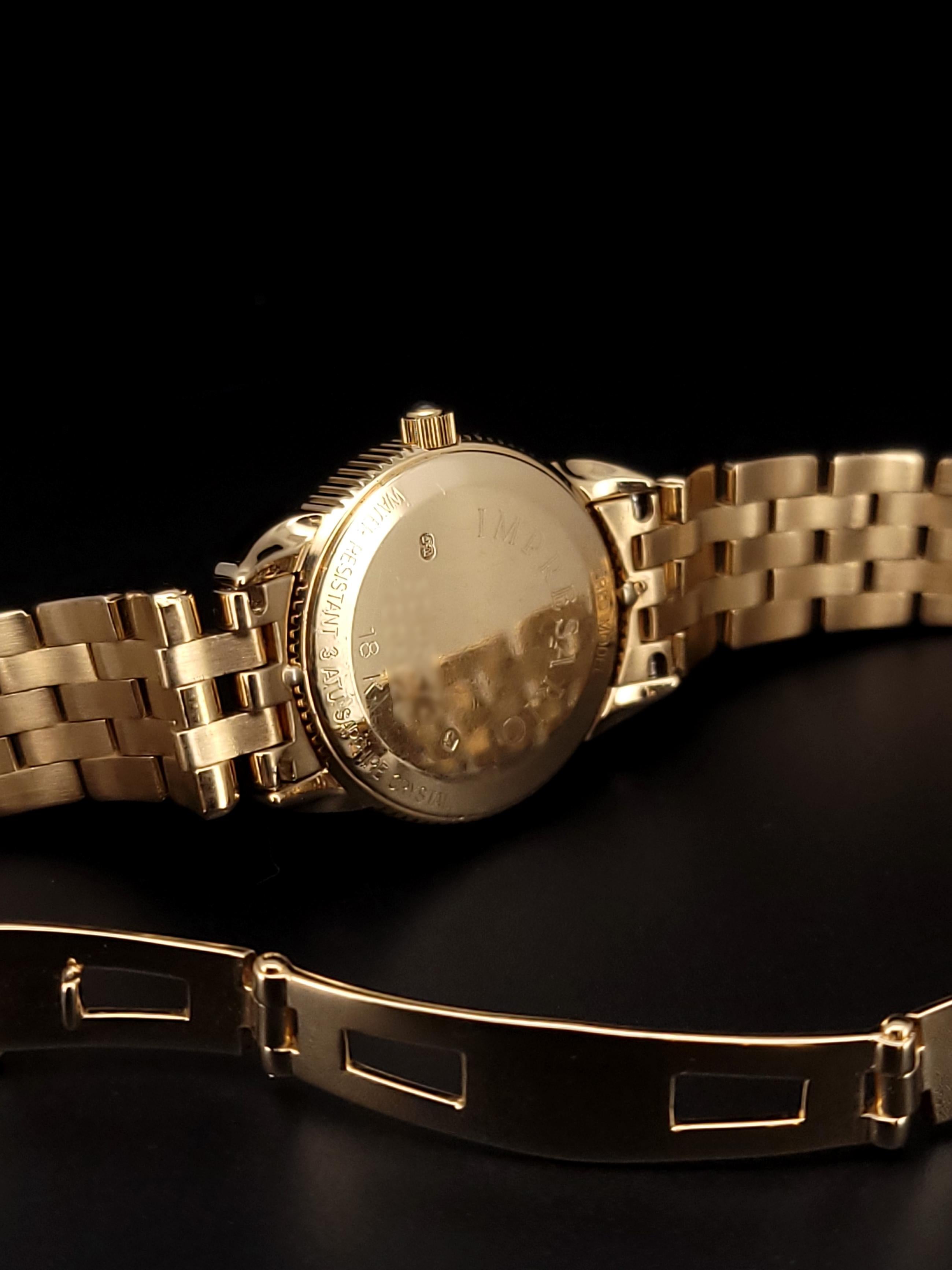 Concord Impresario Uhr aus 18 Karat Gold mit Diamanten im Angebot 2
