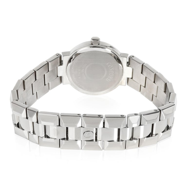 Concord La Scala 0309743 Women's Watch in Stainless Steel In New Condition For Sale In New York, NY