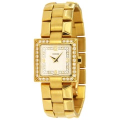 Concord La Scala 18 Karat Yellow Gold and Diamond Watch