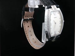 Concord La Scala 30mm Mother of Pearl & Diamond Tonneau Steel Watch