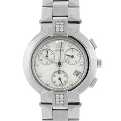 Concord La Scala Chronograph Dial Diamond Wristwatch