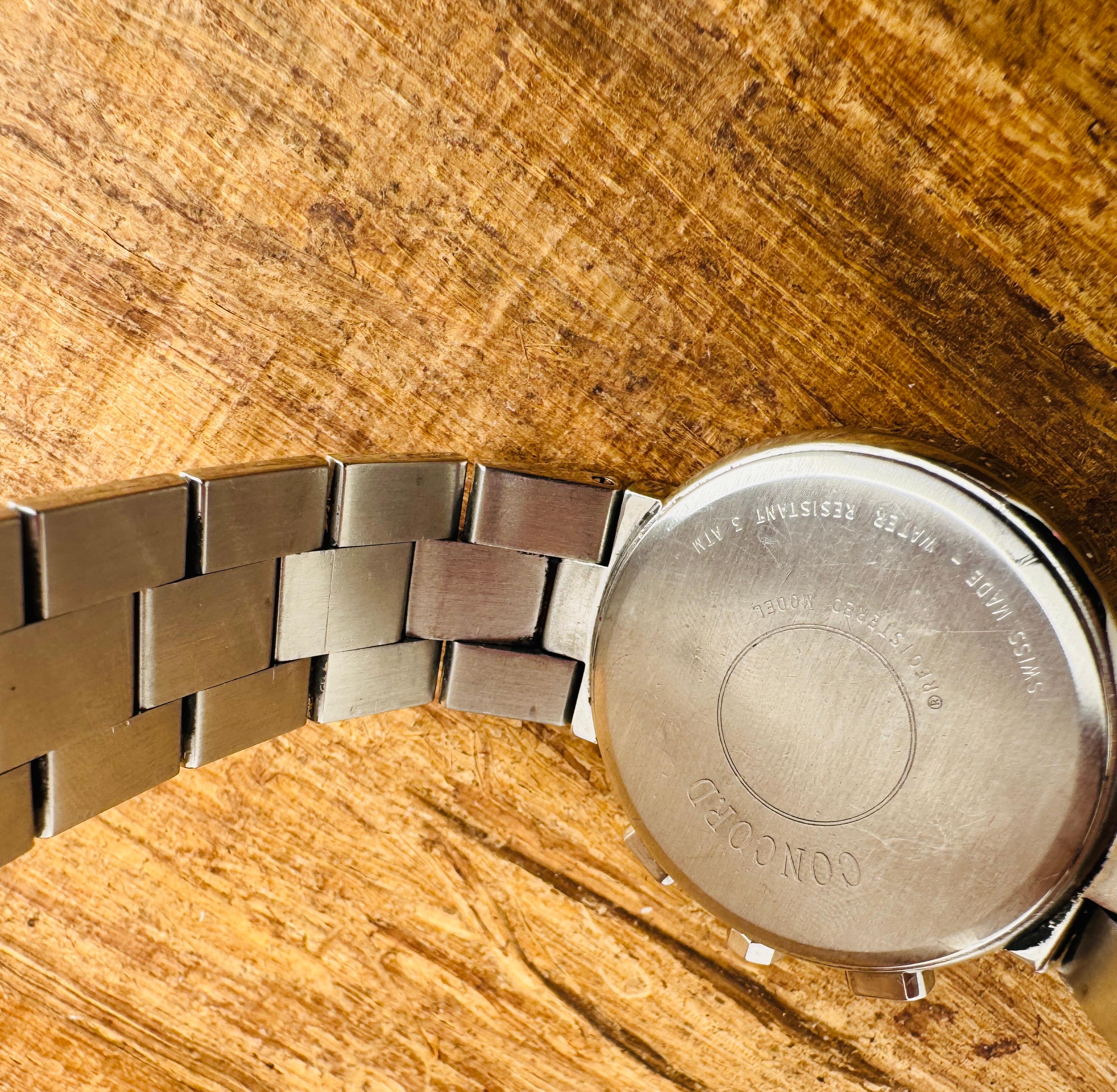 Concord La Scala CHRONOGRAPH Stainless Steel Watch For Sale 6