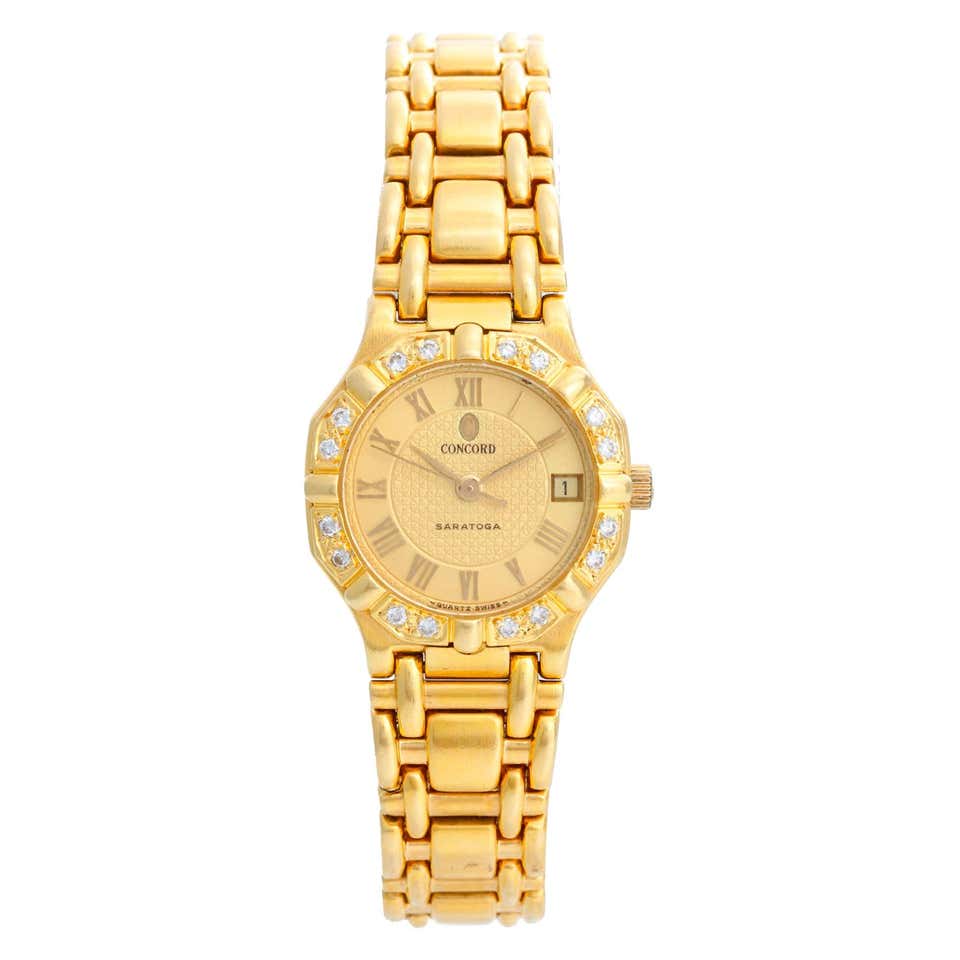 Concord Ladies 18 Karat Yellow Gold Saratoga Ladies Watch At 1stDibs concord-ladies-18-karat-yellow-gold-saratoga-ladies-watch-at-1stdibs