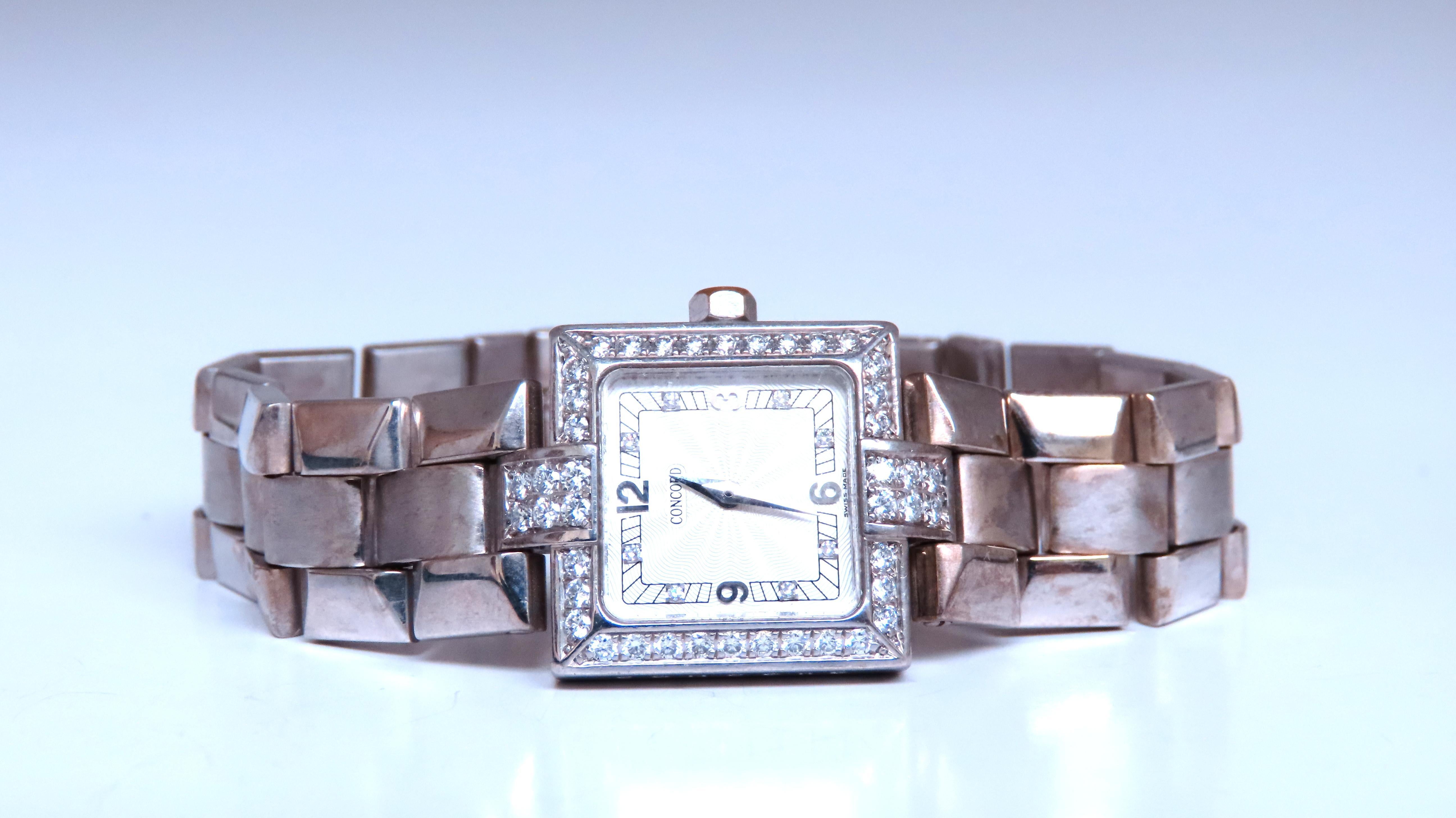 Echte klassische Concord-Lascalla 
0,50ct natürliche Diamanten 
g-Farbe vs-2 Klarheit
69,7 Gramm / 18kt 
*funktioniert gut, kann eine gute Politur vertragen 
$18.000,00 Schätzung zu begleiten