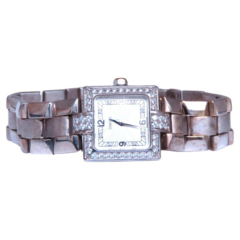 Concord LaScalla Diamond Watch 18kt Gold 12525