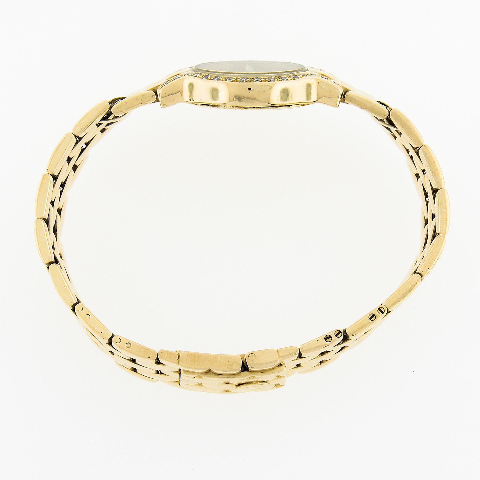 Concord Les Palais Ref 29-62-264 14k Gold & Diamanten Damen Handgelenk Uhr Armband 5
