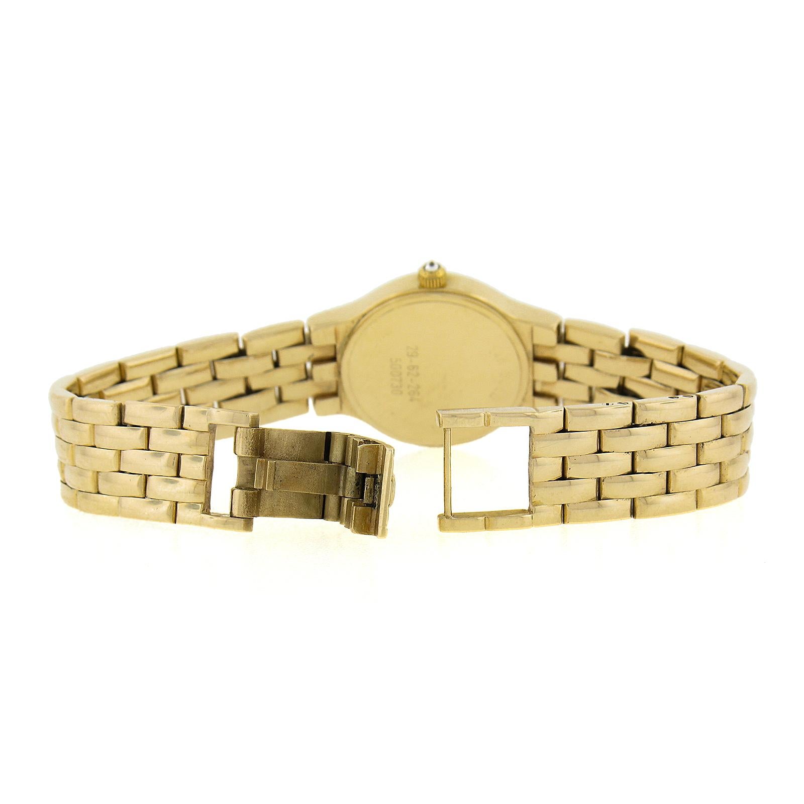 Concord Les Palais Ref 29-62-264 14k Gold & Diamanten Damen Handgelenk Uhr Armband 2