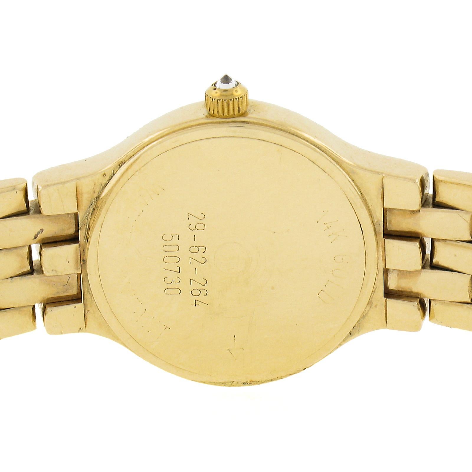 Concord Les Palais Ref 29-62-264 14k Gold & Diamanten Damen Handgelenk Uhr Armband 3