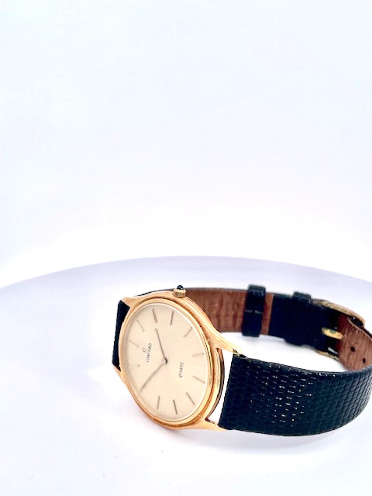 Modern Concord Men's Quartz Watch 14K