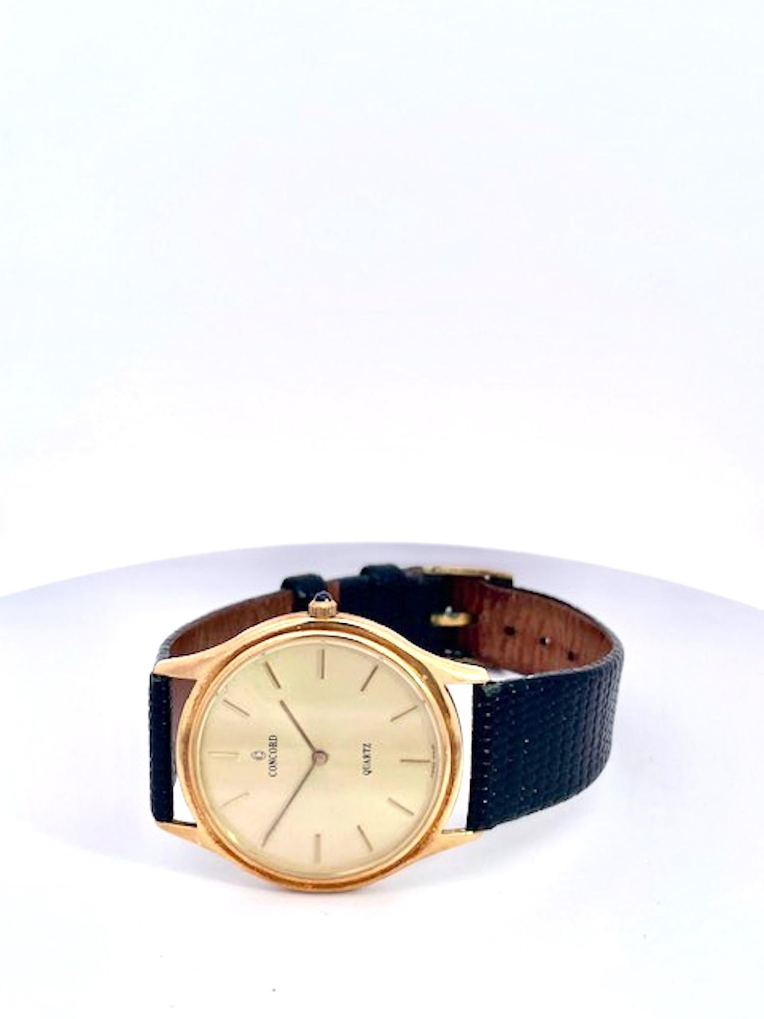Concord Men's Quartz Watch 14K 1