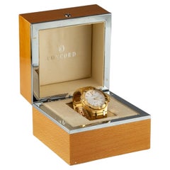 Concord Men's Saratoga w/ Date 18k Yellow Gold Quartz Watch W/ Box 50.C2.1894