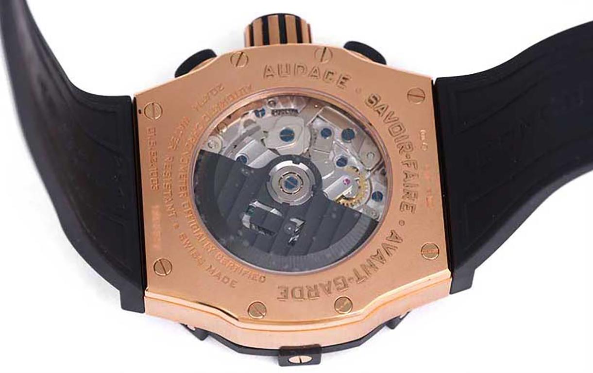 Men's Concord Rose Gold C1 Sport Chronograph Automatic Wristwatch Ref 0320012