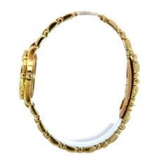 Concord Saratoga 18k Yellow Gold Diamond Dial Watch