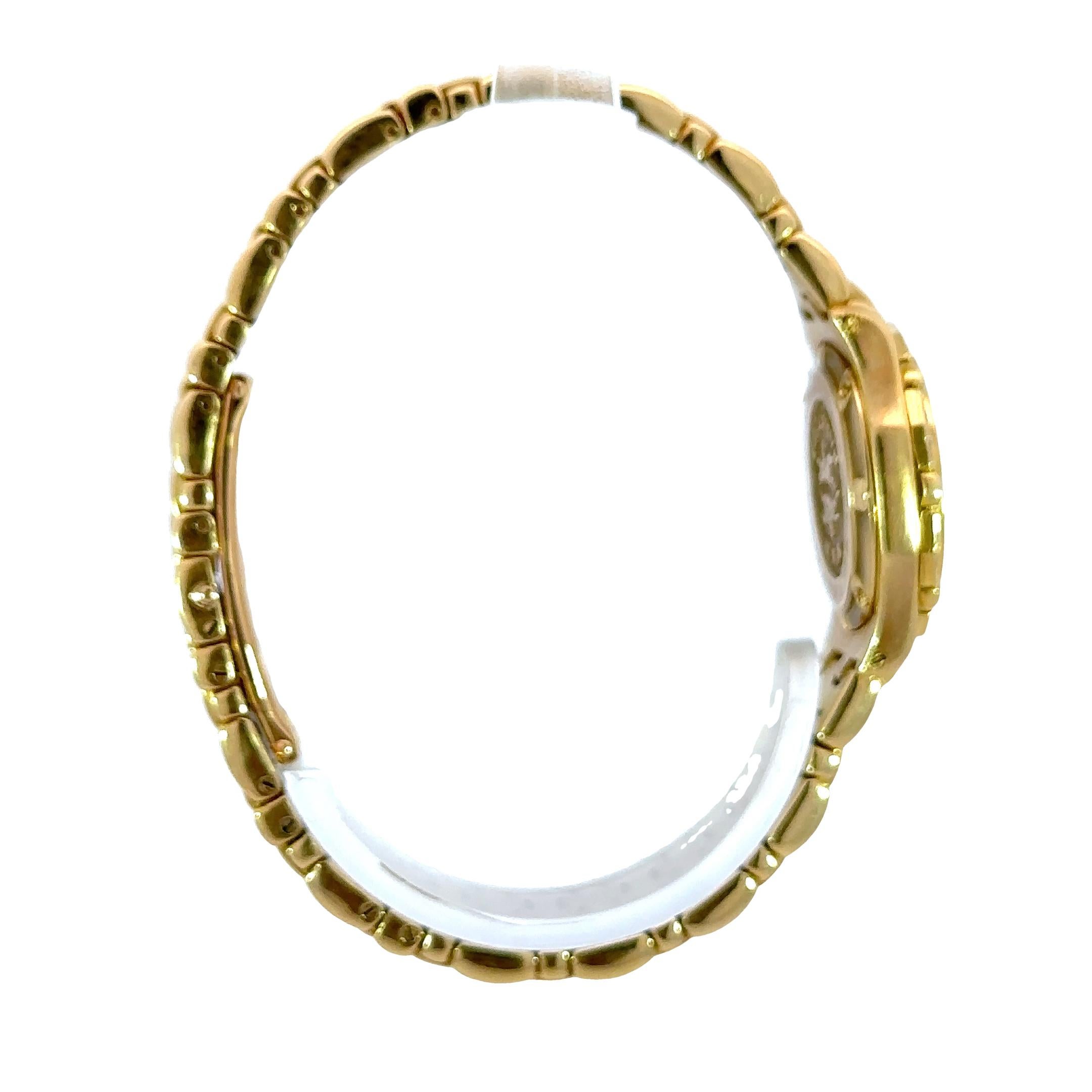 De las mujeres Concord Saratoga Reloj de oro amarillo de 18 quilates con esfera de diamantes en venta