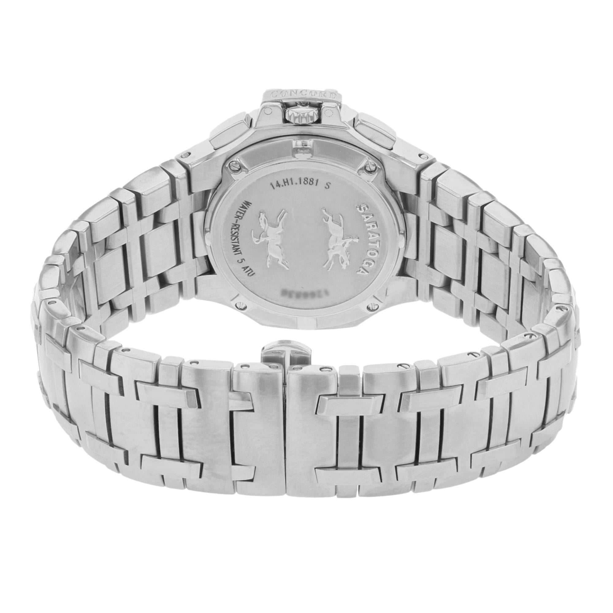 concord saratoga watch with diamonds