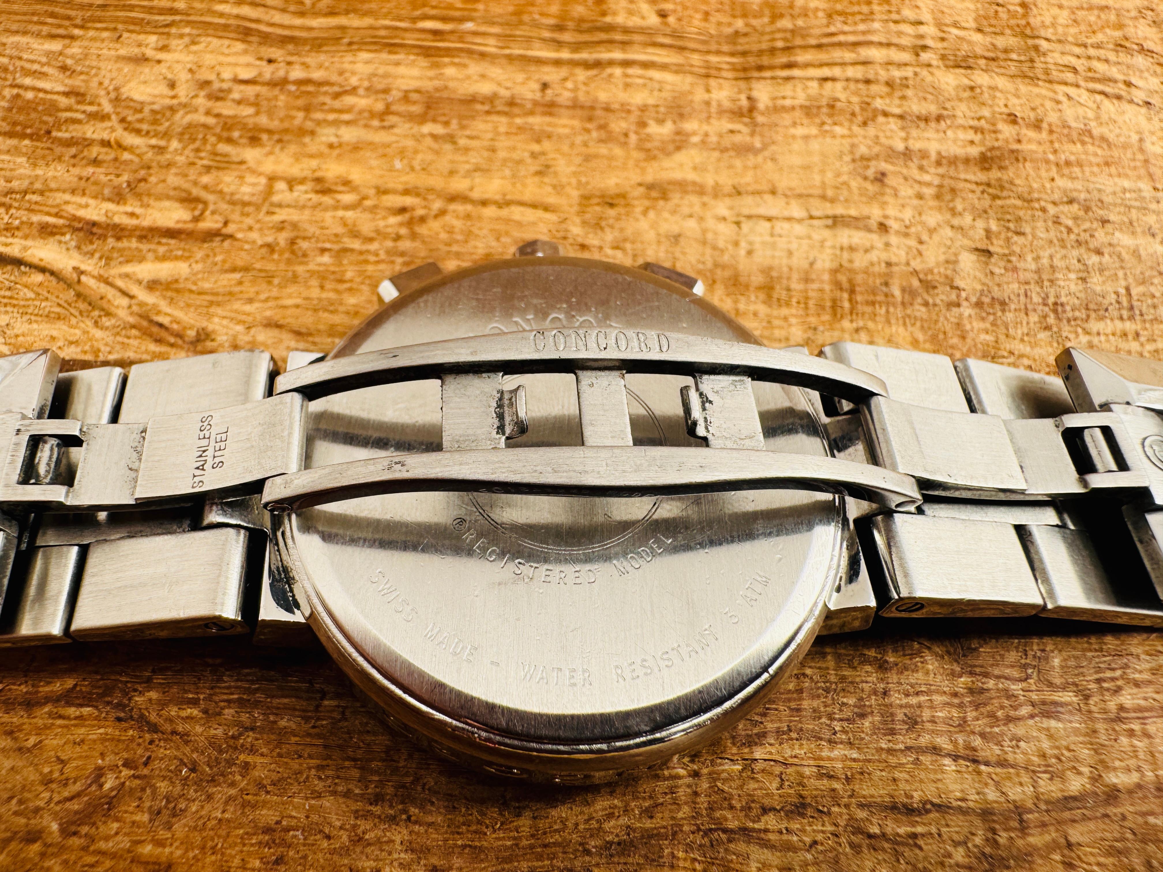 Cronografo Concord Saratoga Marin 44mm 14.C5.1894 Acciaio inossidabile in vendita 4