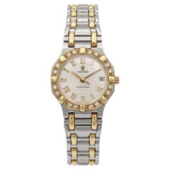 Concord Saratoga Ref. 1573287 Two-Tone Diamond Bezel Women's Quartz Date Watch