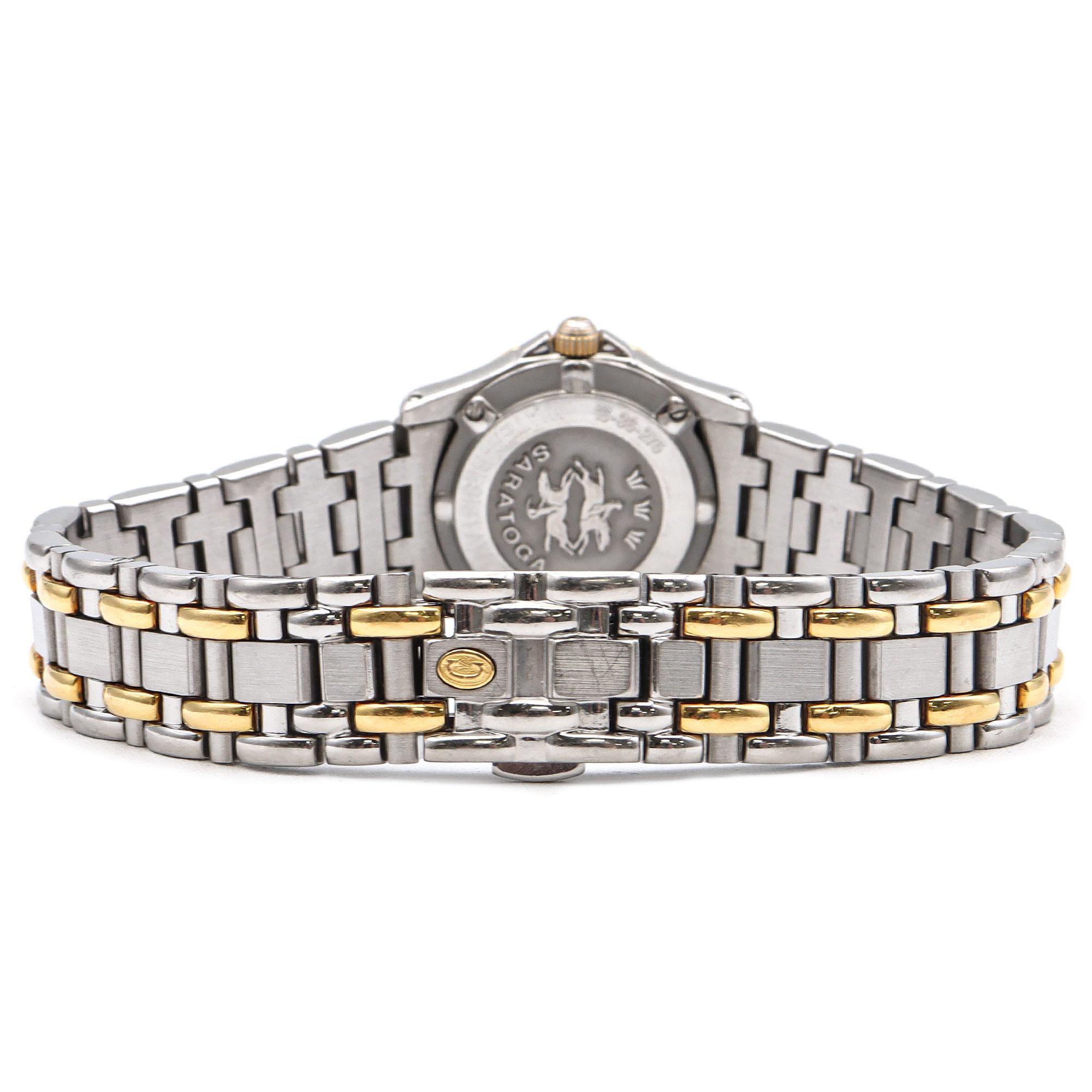 Concord Saratoga SL 16-36-275 18K Stainless Steel Diamond Women's Quartz Watch 1