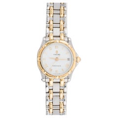 Concord Saratoga SL Montre-bracelet pour dames en or 18 carats et acier inoxydable