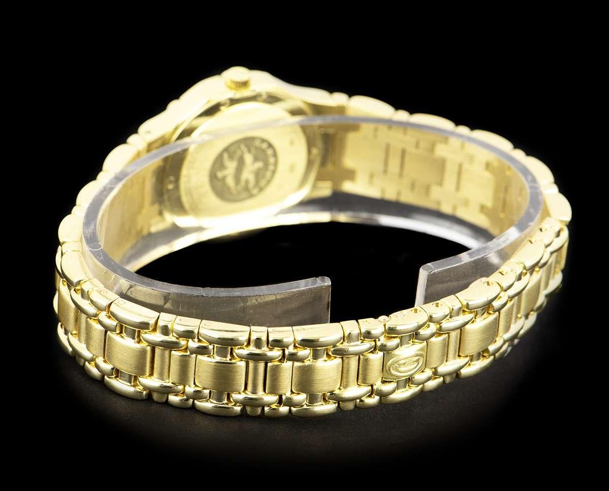 Concord Saratoga Yellow Gold Pave Diamond Dial Diamond Set 5173287 Watch 1