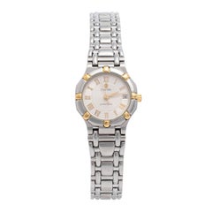 Used Concord Silver Two-Tone Stainless Steel Saratoga Women's Wristwatch 23 mm