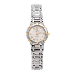 Concord Silver Two-Tone Stainless Steel Saratoga Women's Wristwatch 23 mm