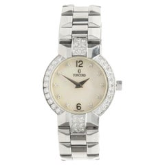 Concord Stainless Steel Ladies Diamond La Scala