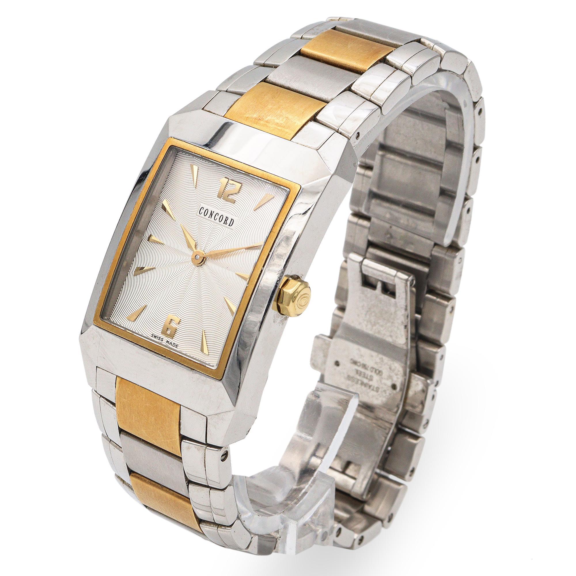 Contemporary Concord Stainless Steel Quartz Men's Watch Ref. 15.E6.1450