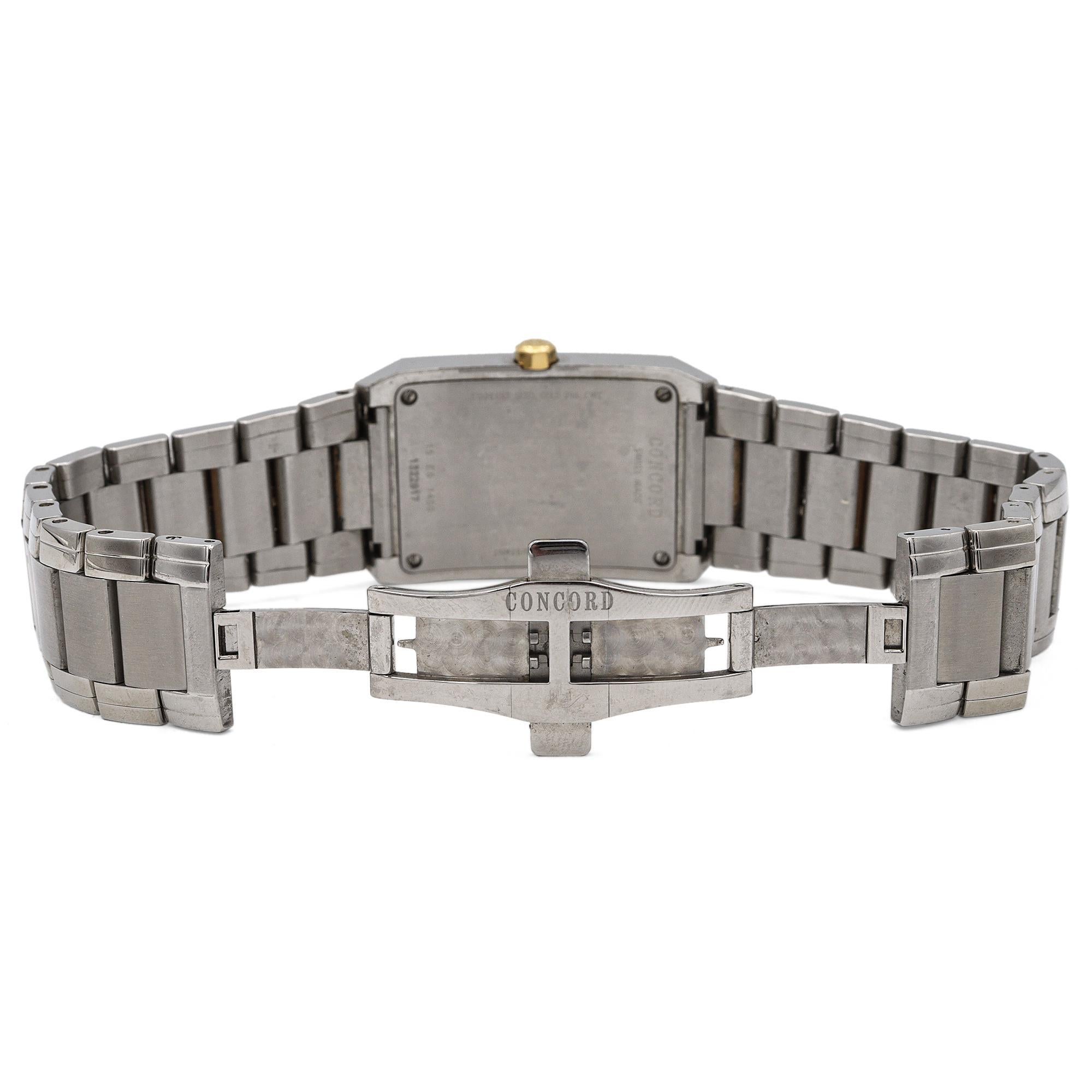 Concord Stainless Steel Quartz Men's Watch Ref. 15.E6.1450 3