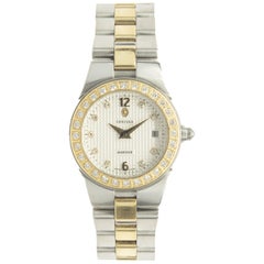 Concord Edelstahl zweifarbiger Damen-Diamant-Mariner
