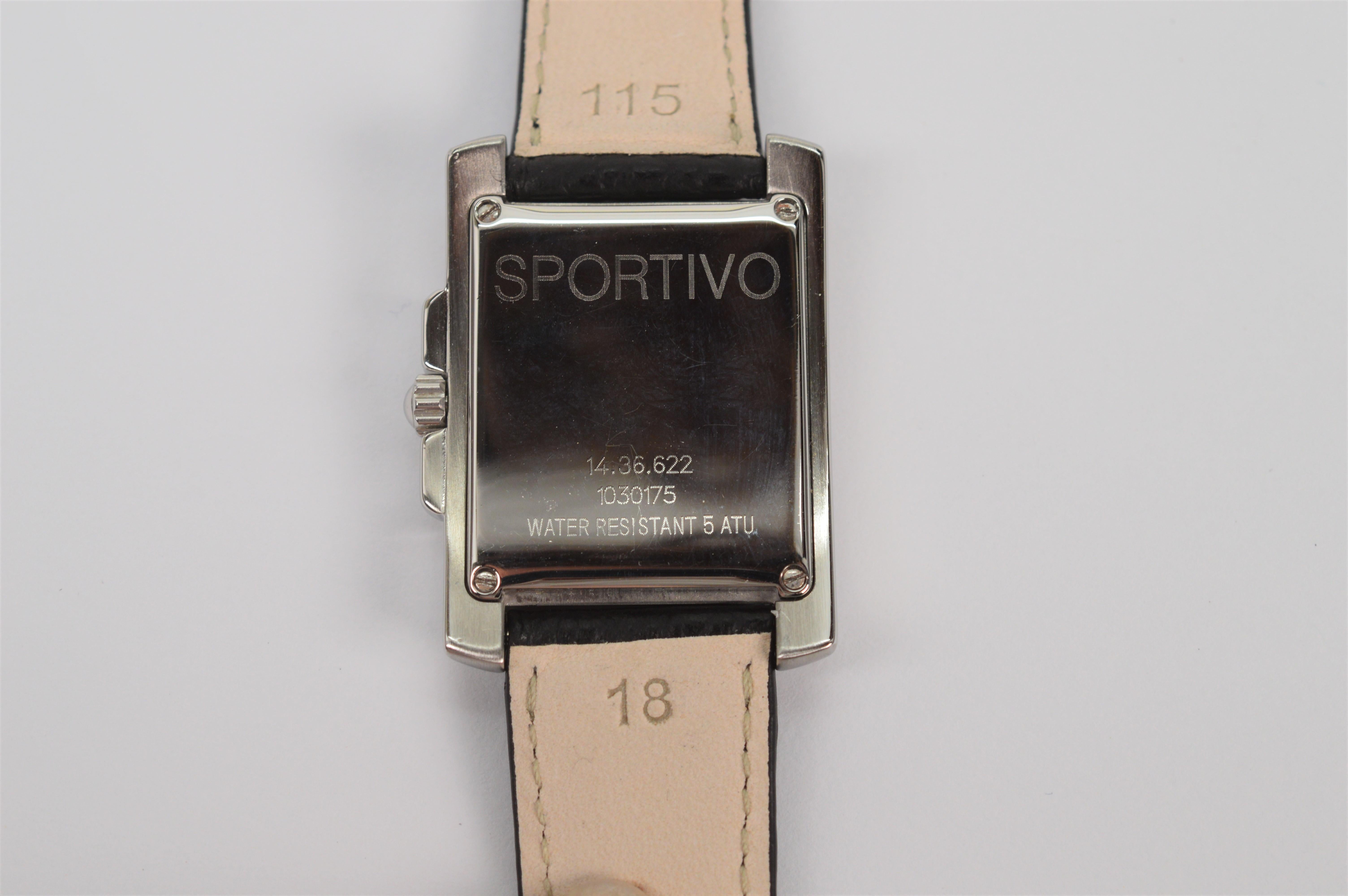 Concord Stahl-Sportivo-Quarz-Armbanduhr Herren im Angebot