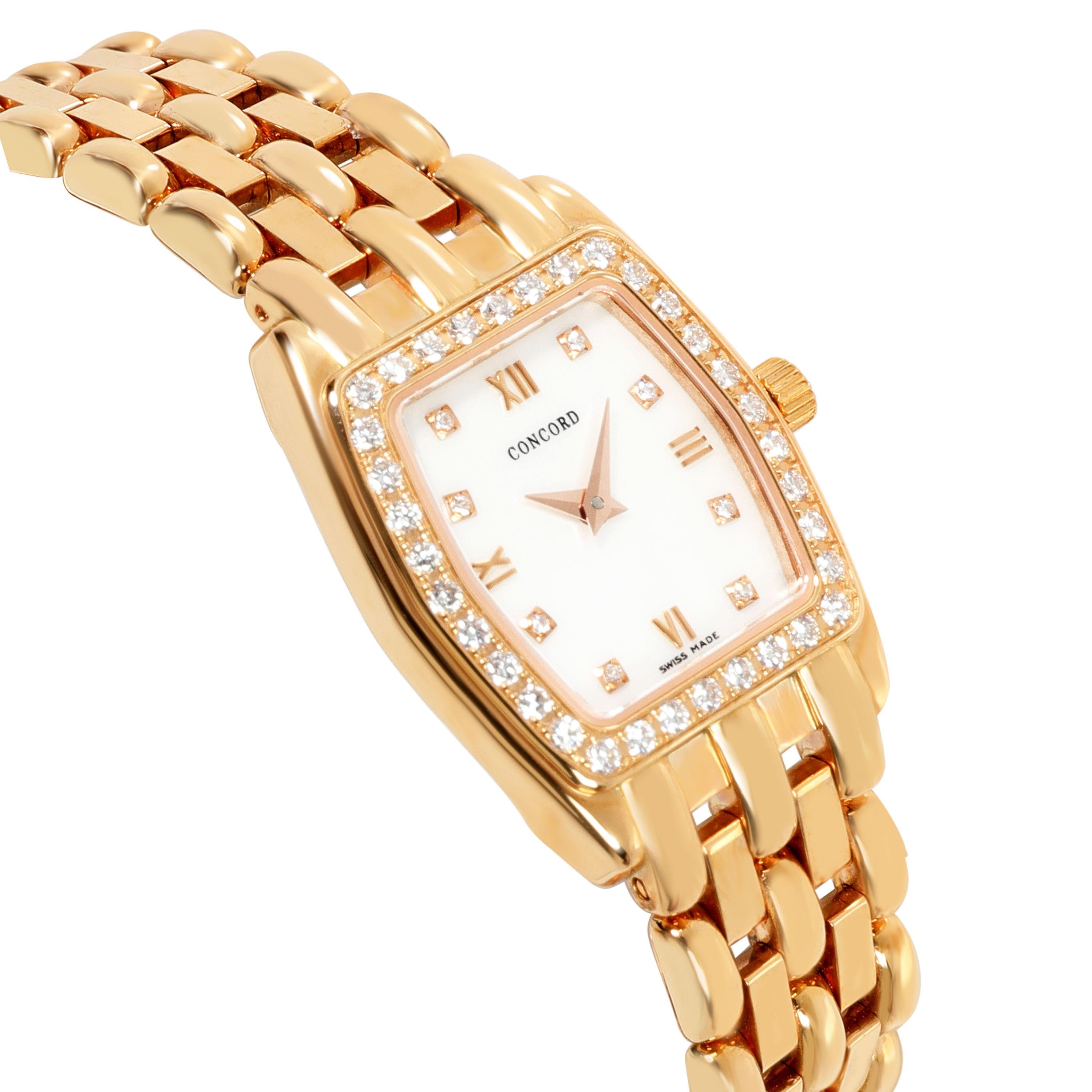 Concord Veneto 0321243 Women's Watch in 18kt Rose Gold In New Condition In New York, NY