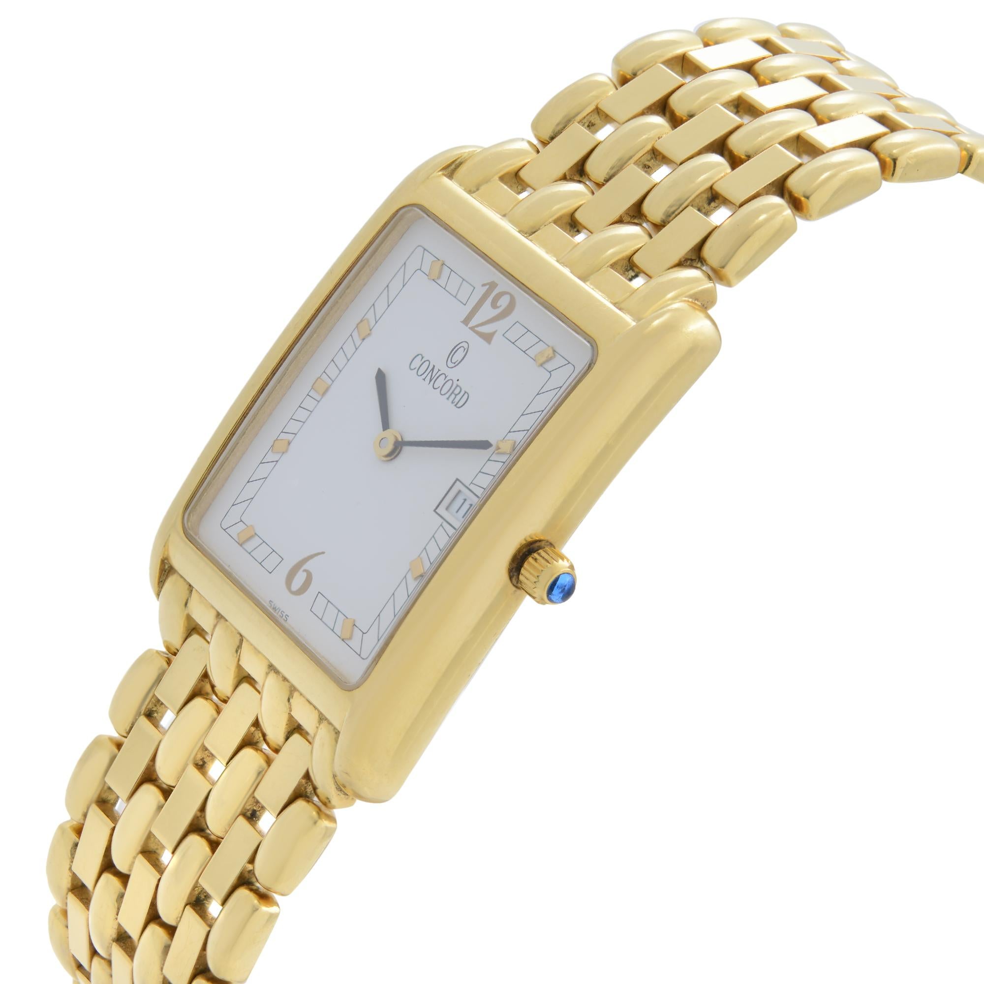 concord veneto 18k gold watch