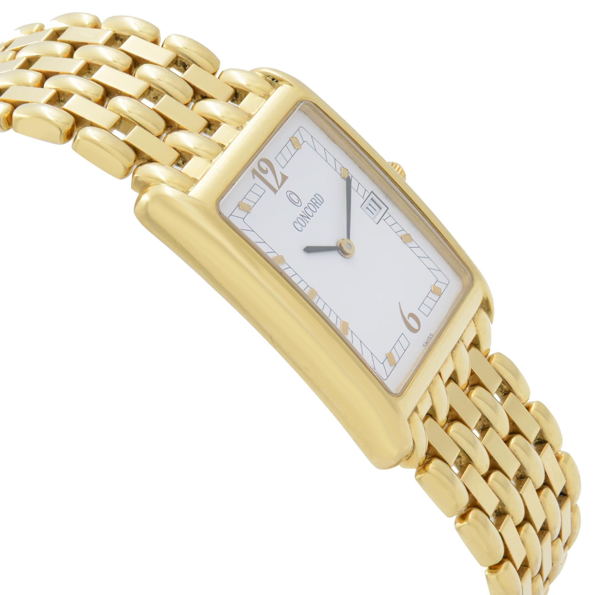 concord 18k gold watch