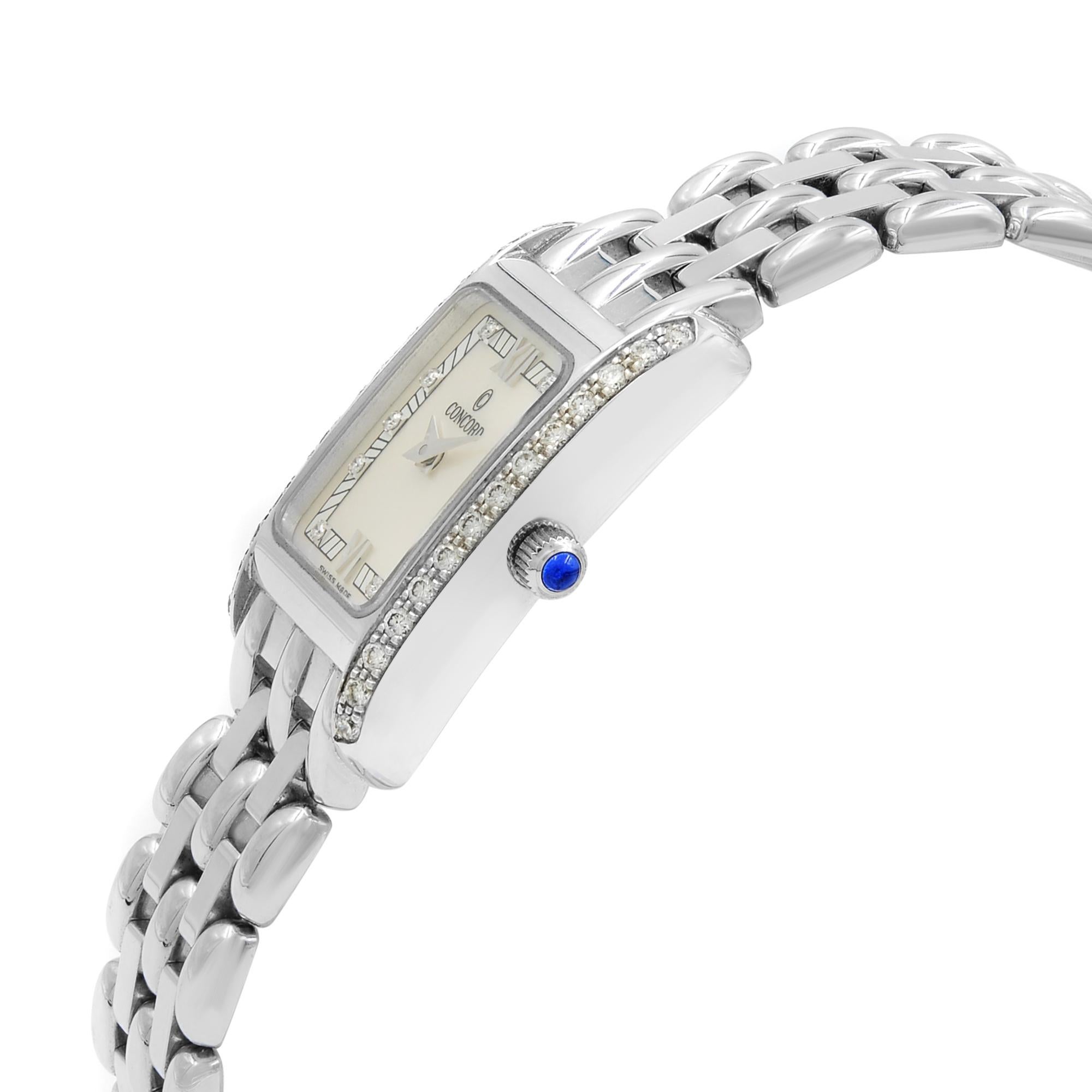 concord ladies watch with diamonds