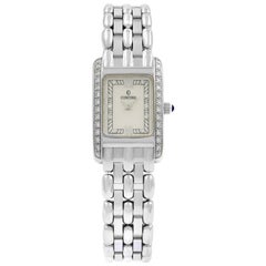 Vintage Concord Veneto MOP 18 Karat Gold Diamond Quartz Ladies Cream Watch 61-25-680