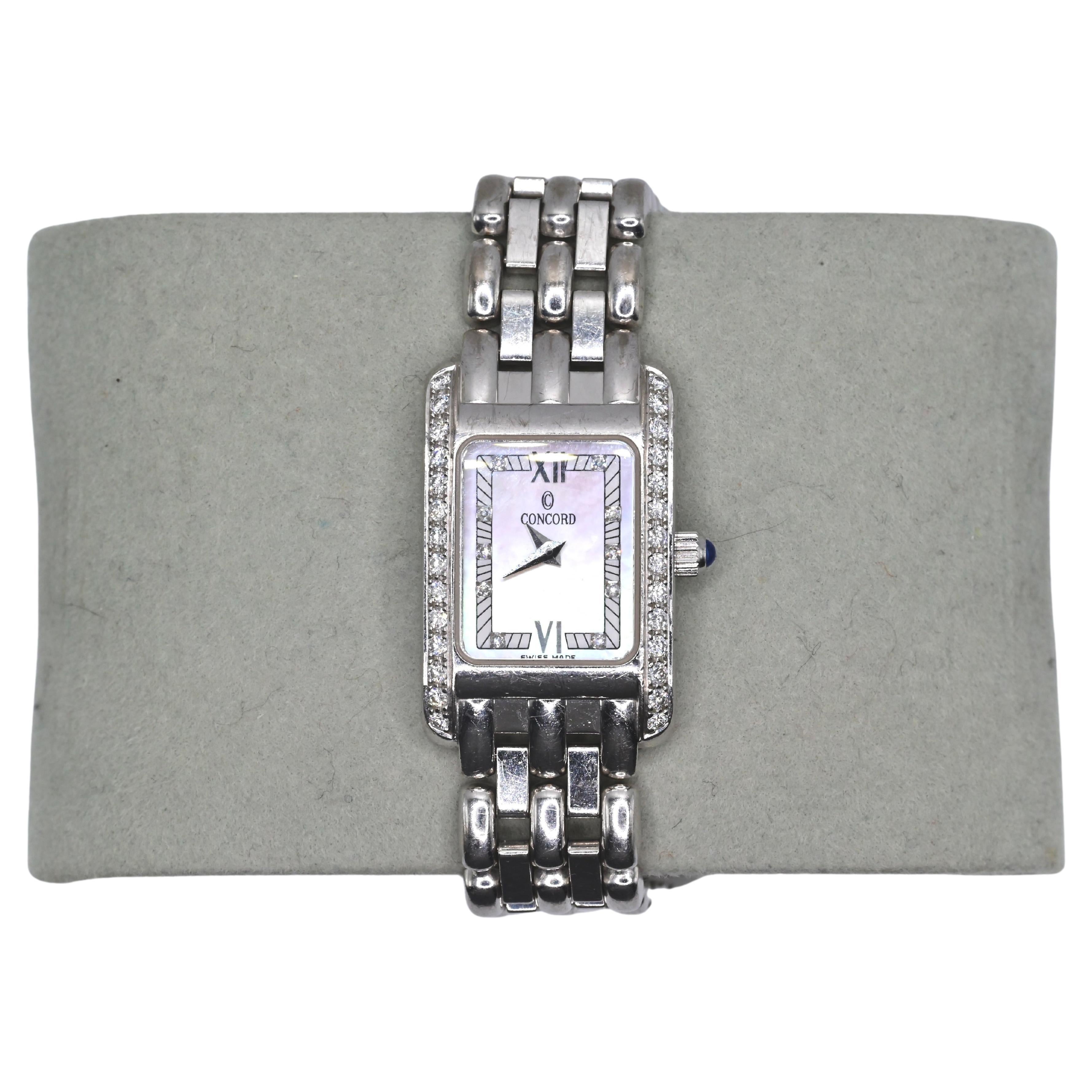 Concord Veneto White Gold & Diamond Wristwatch Ref. 61-25-680