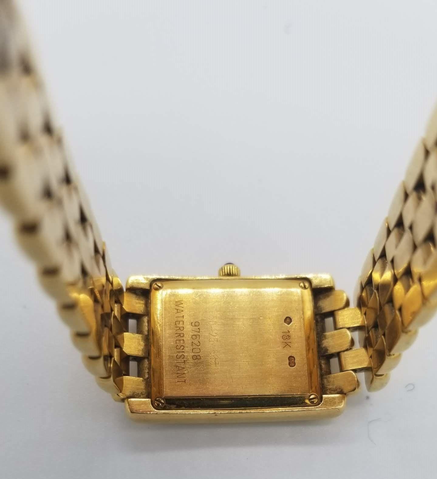 Concord Venetto: 18 Karat Gold Damenarmbanduhr mit Zertifikat im Angebot 1